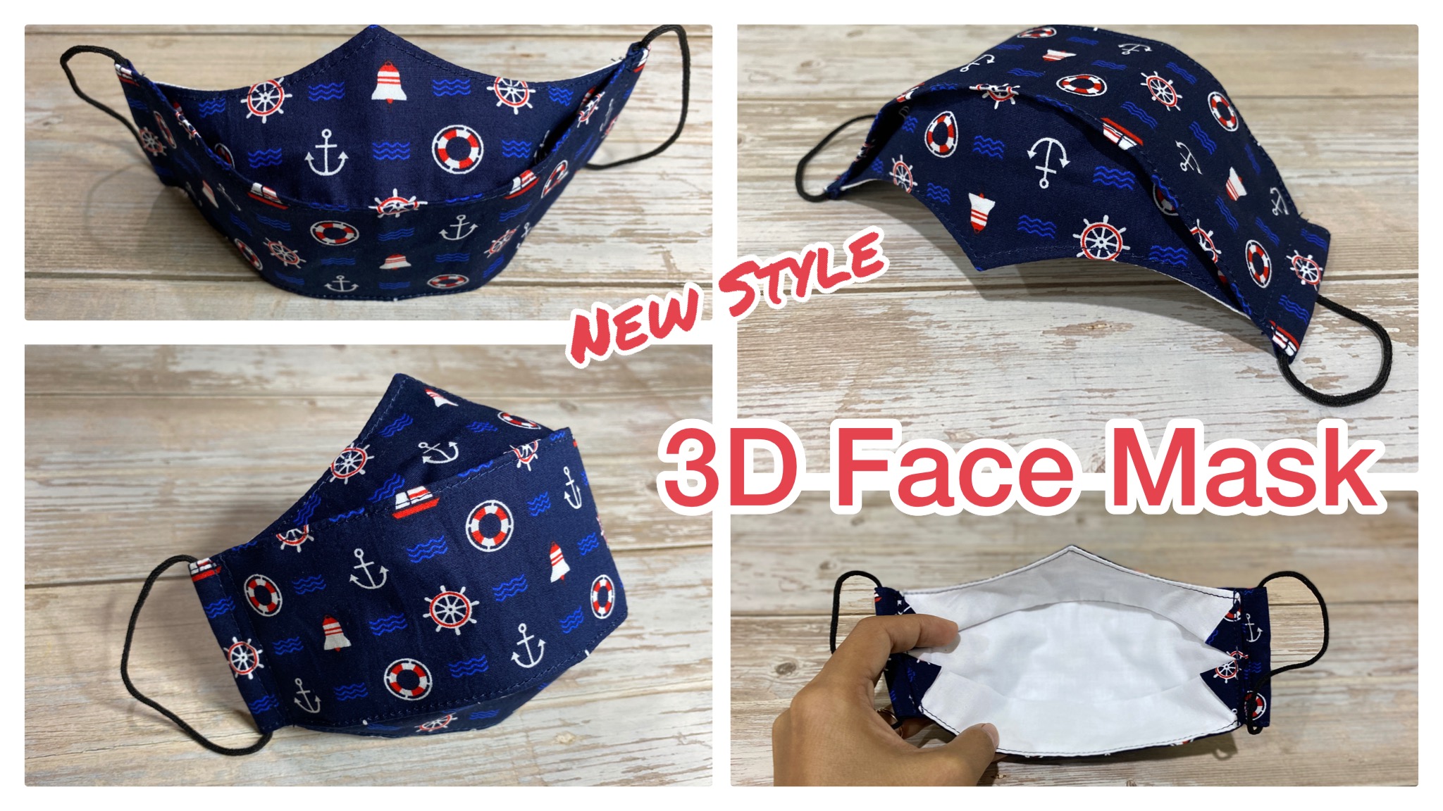 3D Face Mask Hawk Style