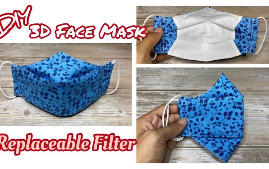 3D Face Mask With Replaceable Filter