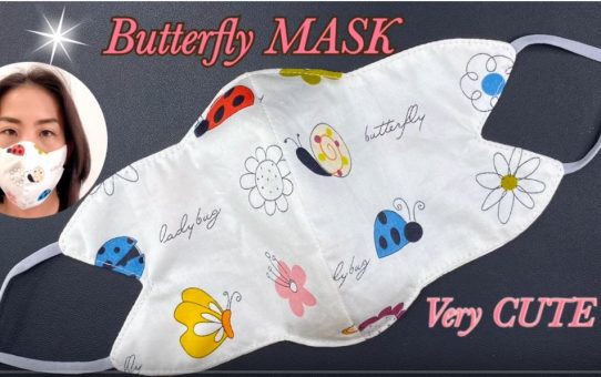 NEW Design DIY BUTTERFLY Face Mask