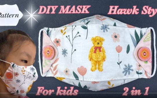 Face Mask Hawk Style for Kids 3 Layers