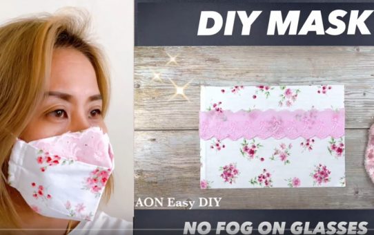 DIY FABRIC FACE MASK Removeable NOSE WIRE