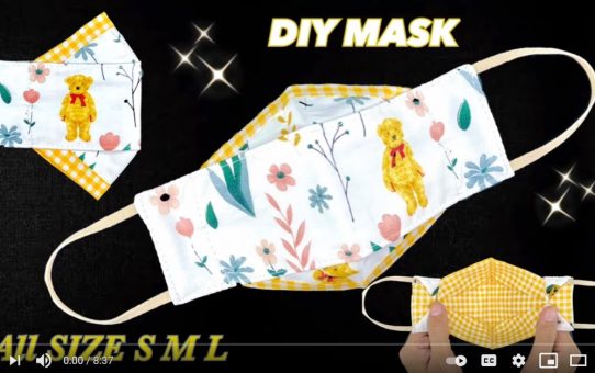 DIY Fabric Face Mask All Size S M L