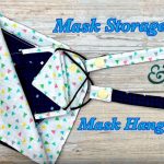 Face Mask Storage Case and Hanging Strap