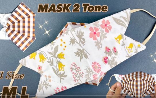 Face Mask 2 Tone BUTTERFLY Style ALL size S M L