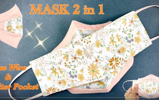 Breathable MASK Hawk Style 2 in 1 with NOSE WIRE