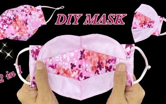 diy face mask heart style