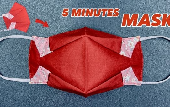 origami mask 5 minutes