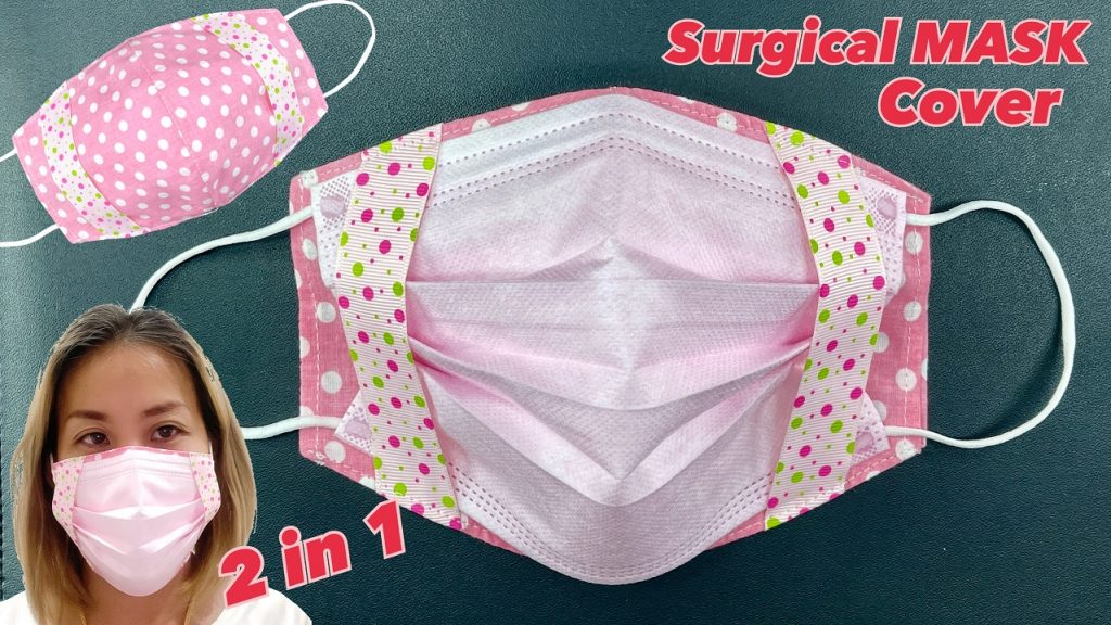 DIY Very Easy Surgical Mask Cover 2 in 1 How to Medical Mask Cover More